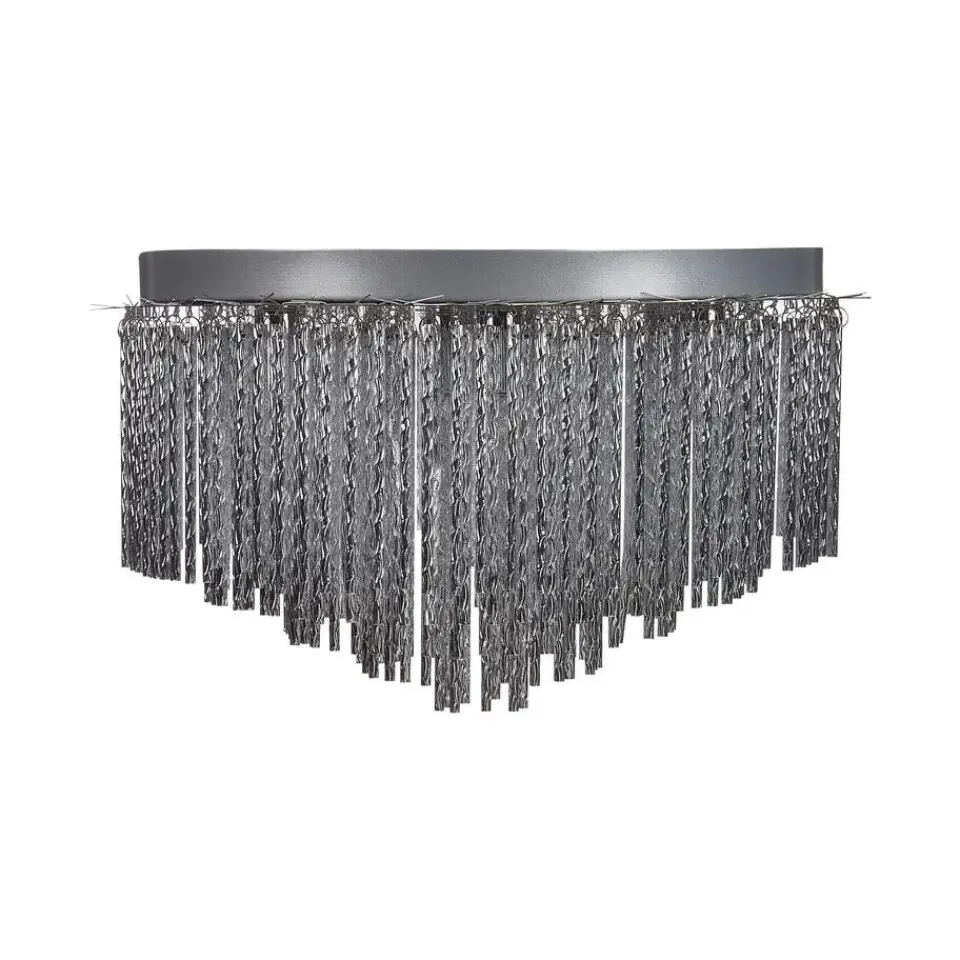 Beliani FIRVIDA - Kroonluchter - Zilver - Metaal Sale