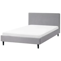 Leen Bakker FITOU - Tweepersoonsbed - Lichtgrijs - 120 x 200 cm - Polyester Clearance