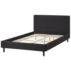 Leen Bakker FITOU - Tweepersoonsbed - Zwart - 120 x 200 cm - Polyester Best