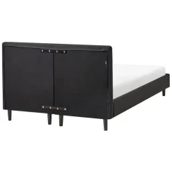 Leen Bakker FITOU - Tweepersoonsbed - Zwart - 120 x 200 cm - Polyester Best