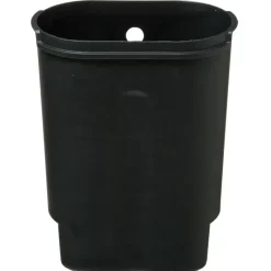 5five - Prullenbak/pedaalemmer zwart rvs metaal 6 liter - 15x24x30 cm New