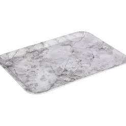 5five Dienblad/serveer tray Marble - Melamine - creme wit - 33 x 43cm Clearance