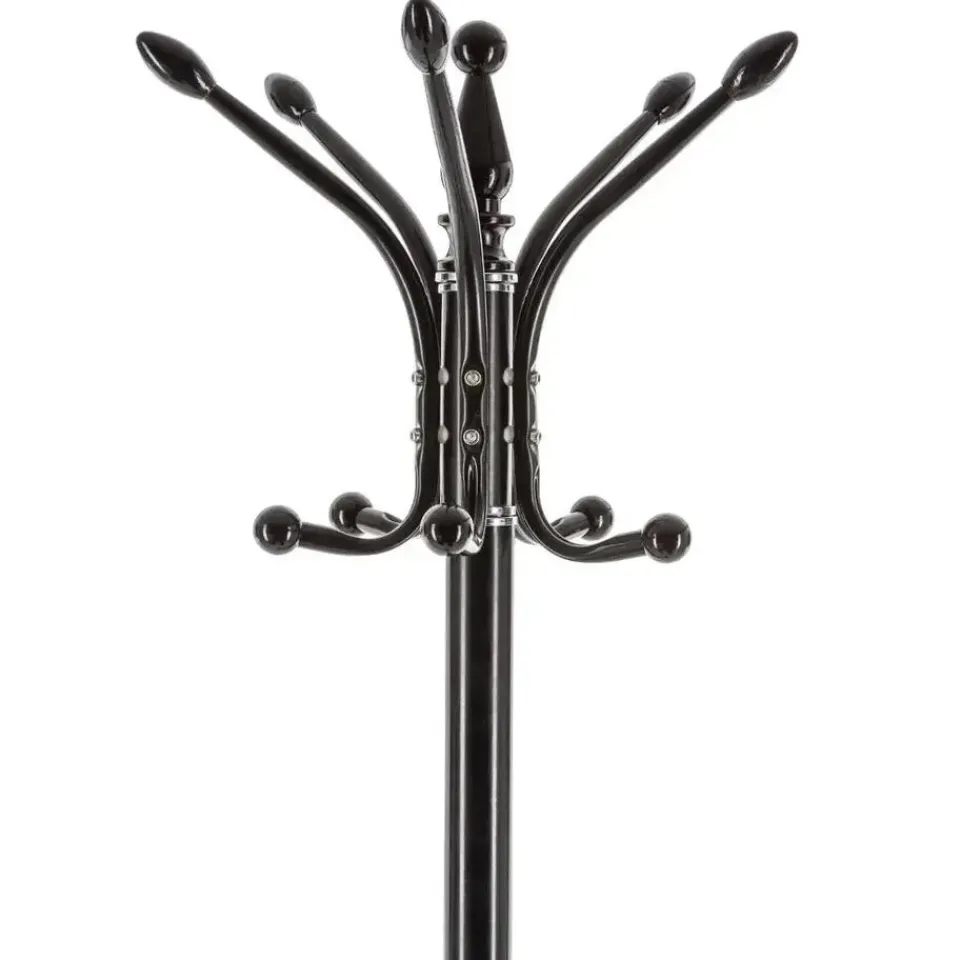 5five kapstok - zwart - metaal/kunststof - 14 haaks - 37 x 182 cm Outlet