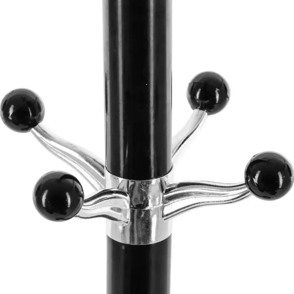 5five kapstok - zwart - metaal/kunststof - 14 haaks - 37 x 182 cm Outlet