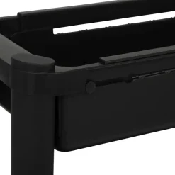 5five Keuken/badkamer trolley 4 laags - 37 x 15 x 79 cm - zwart Best