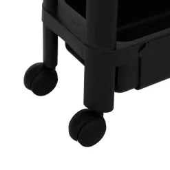 5five Keuken/badkamer trolley 4 laags - 37 x 15 x 79 cm - zwart Best