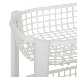 5five Keuken/badkamer trolley 4 laags - 46 x 25 x 79 cm - wit Online