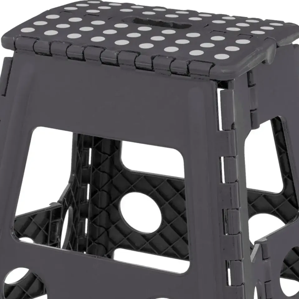 5five Keukenkruk/opstapje - opvouwbaar - grijs - kunststof - 39cm Outlet