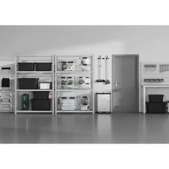 5five opbergbox/opbergkrat - 100 Liter - zwart - kunststof New