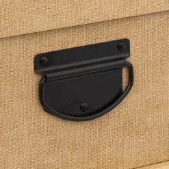 5five Opbergdoos/box - goudgeel - L39xB30xH16 cm - Stevig karton Online