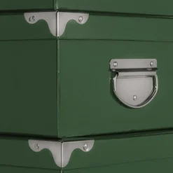 5five Opbergdoos/box - groen - L48 x B33.5 x H16 cm - Karton Hot