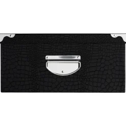 5five Opbergdoos/box - zwart - L40 x B26.5 x H14 cm - karton New