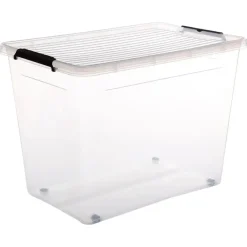 5five Opbergkist met deksel - Clip Box - 80L - 58x39x43 cm Best