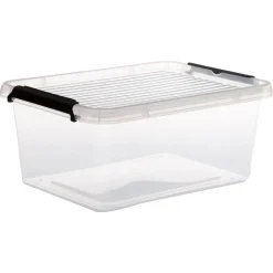 5five Opbergkist met deksel - Clip Box - 12,5L - 39x29x17 cm