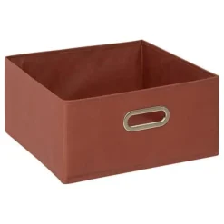 5five Opbergmand/kastmand - terracotta - linnen - 14l Online