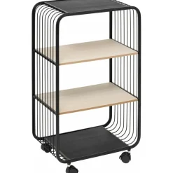 5five Opbergrekje 3 laags met planken - metaal - 43 x 28 x 74 cm Sale