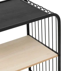 5five Opbergrekje 3 laags met planken - metaal - 43 x 28 x 74 cm Sale