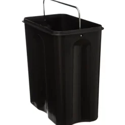 5five Prullenbak/pedaalemmer wit - rvs metaal - 5L - 14x29x30 cm Clearance