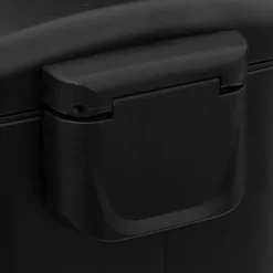 5five Prullenbak/pedaalemmer Ariane - zwart - rvs metaal - 30L Hot