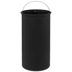 5five Prullenbak/pedaalemmer Bamboe - zwart - 30L - 38 x 29 x 60 cm Best
