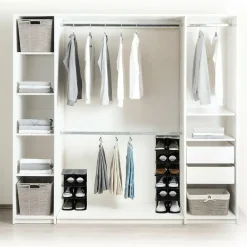 5five Schoenenrek - stapelbaar - zwart - 27 x 25 x 38 cm New