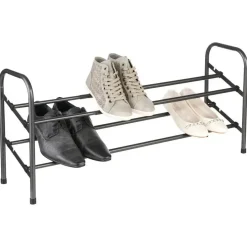 5five Schoenenrek - uitschuifbaar - zwart - 6-10 paar - 61 x 39cm New