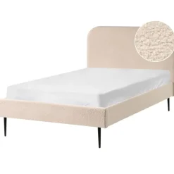 Leen Bakker FLAYAT - Eenpersoonsbed - Beige - 120 x 200 cm - Bouclé Hot