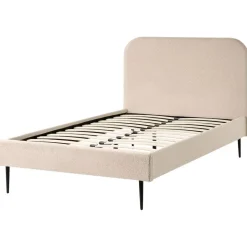Leen Bakker FLAYAT - Eenpersoonsbed - Beige - 120 x 200 cm - Bouclé Hot