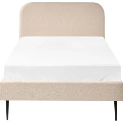 Leen Bakker FLAYAT - Eenpersoonsbed - Beige - 120 x 200 cm - Bouclé Hot