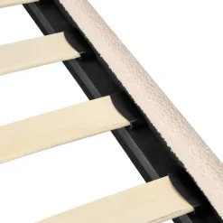 Leen Bakker FLAYAT - Eenpersoonsbed - Beige - 120 x 200 cm - Bouclé Hot