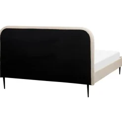 Beliani FLAYAT - Tweepersoonsbed - Beige - 160 x 200 cm - Bouclé Clearance
