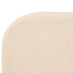 Beliani FLAYAT - Tweepersoonsbed - Beige - 140 x 200 cm - Bouclé New