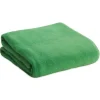 Merkloos Fleece deken/plaid - groen - 120 x 150 cm - Polyester fleece Online