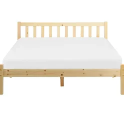 Beliani FLORAC - Bed - Lichthout - 140 x 200 cm - Dennenhout Online