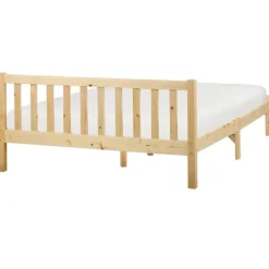 Beliani FLORAC - Bed - Lichthout - 140 x 200 cm - Dennenhout Online