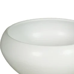 Floran Bloempot Rian - schaal - mat wit - keramiek - 30 x 13 cm Discount