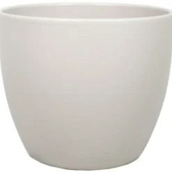 Floran Plantenpot - taupe - mat - keramiek - 32 x 27 cm Online