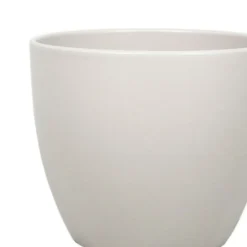 Floran Plantenpot - taupe - mat - keramiek - 28 x 25 cm Outlet