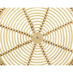 Beliani FLORENTINE / LIMNI - Bistroset voor 2 - Natuurlijk - Rotan Outlet