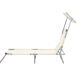 Beliani FOLIGNO - Strandstoel - Crème - Polyester New