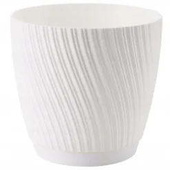 Form Plastic Plantenpot - kunststof - ivoor wit - D13 x H12 cm Sale