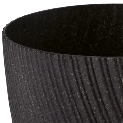 Form Plastic Plantenpot - kunststof - zwart - D27 x H23 cm