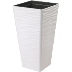Form Plastic Plantenpot - kunststof - wit - D40 x H75 cm Sale