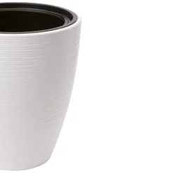 Form Plastic Plantenpot/bloempot - kunststof - wit - D40 x H32 cm New