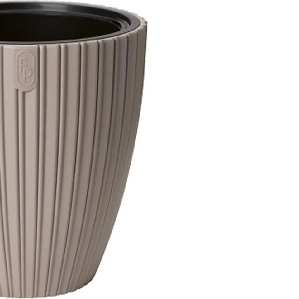 Form Plastic Plantenpot/bloempot - kunststof - taupe - 40 x 42 cm Clearance