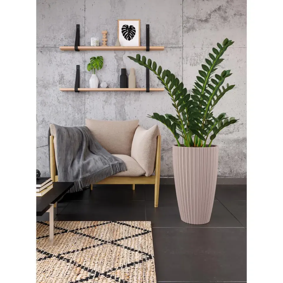 Form Plastic Plantenpot/bloempot - kunststof - taupe - 40 x 42 cm Clearance