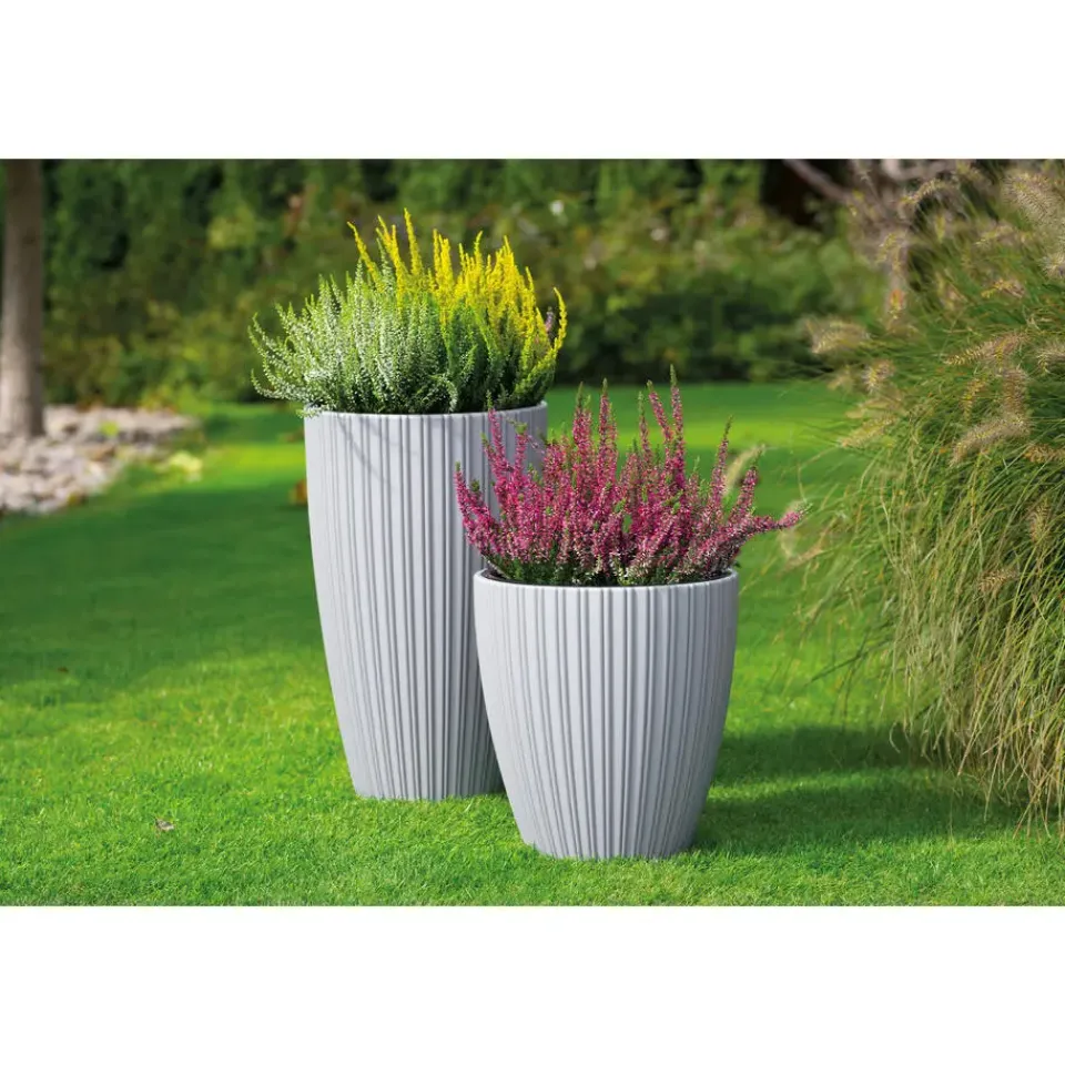 Form Plastic Plantenpot/bloempot - kunststof - taupe - 40 x 42 cm Clearance