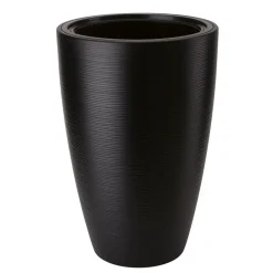 Form Plastic Plantenpot/bloempot - kunststof - zwart - 40 x 58 cm Sale