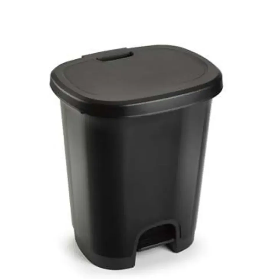 Forte Plastics Pedaalemmer - zwart - 27 l Clearance