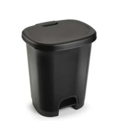 Forte Plastics Pedaalemmer - zwart - 27 l Clearance
